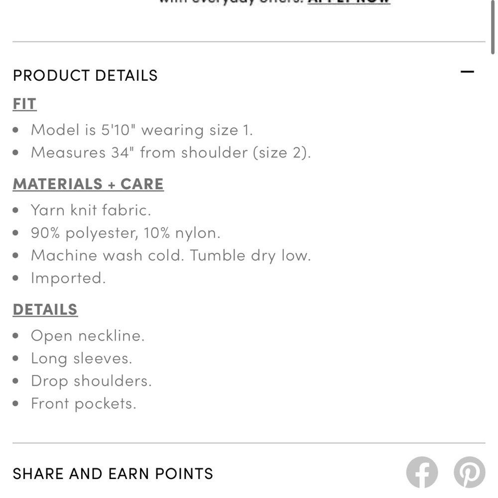 Torrid Drop Shoulder Multi Colored Cardigan- Size 3 - Picture 5 of 10